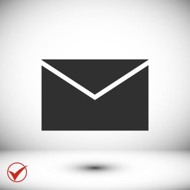 zarf simgesi illüstrasyon