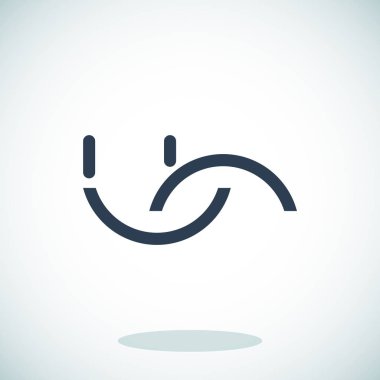 Siyah gülümseme simgesi