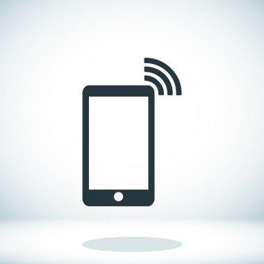 Telefon Düz Simgesi