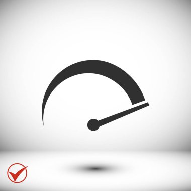 Araba hız göstergesi simgesi 