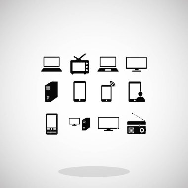 iletişim aygıt simgeleri