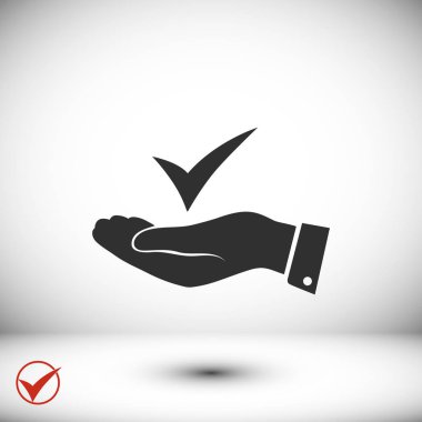 işareti simgesi onaylamak