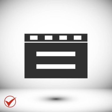 sinema clapper simgesi