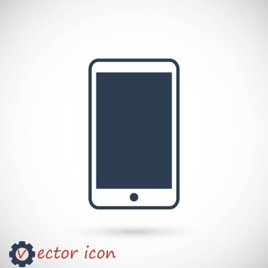 Telefon Düz Simgesi