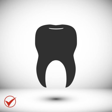 Siyah diş simgesi