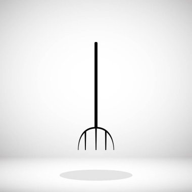 Bahçe çatal simgesi