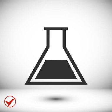 laboratuvar cam simgesi