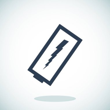 Pil simgesi illüstrasyon