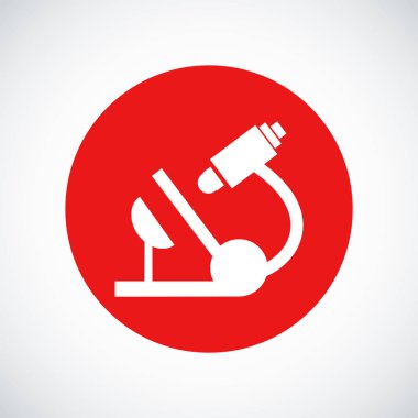 Mikroskop Düz Simgesi