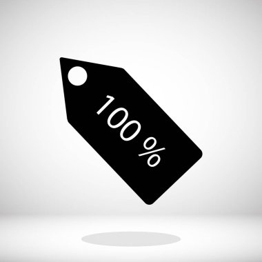 Siyah bir ses etiketi simgesi