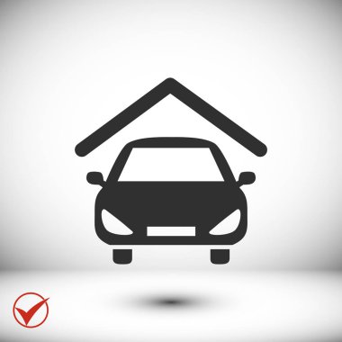 Araç simgesine illüstrasyon