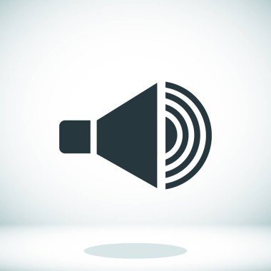 siyah hoparlör simgesi