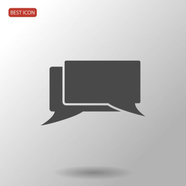 İletileri düz simgesi