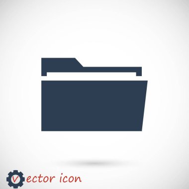 klasör simgesi illüstrasyon