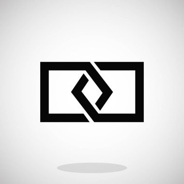 Siyah bağlantı simgesi