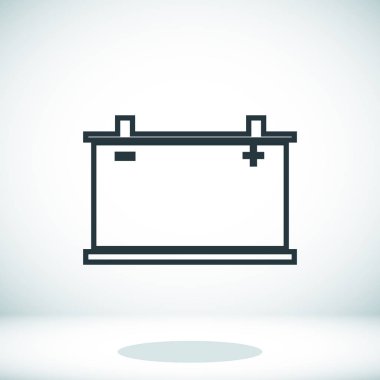 Pil simgesi illüstrasyon