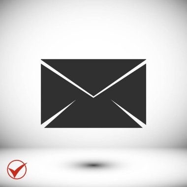 zarf simgesi illüstrasyon