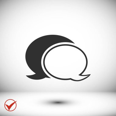 sohbet işareti simgesi