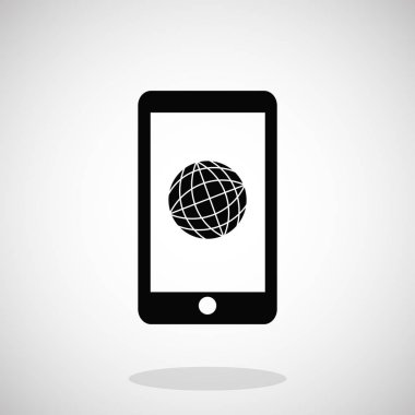 Akıllı Telefon Düz Simgesi