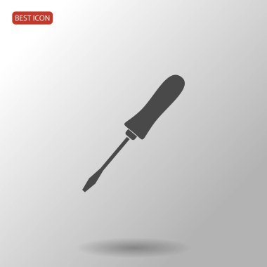 Siyah tornavida simgesi