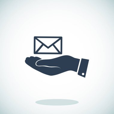 zarf simgesi illüstrasyon