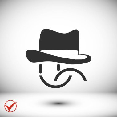 Siyah gülümseme simgesi