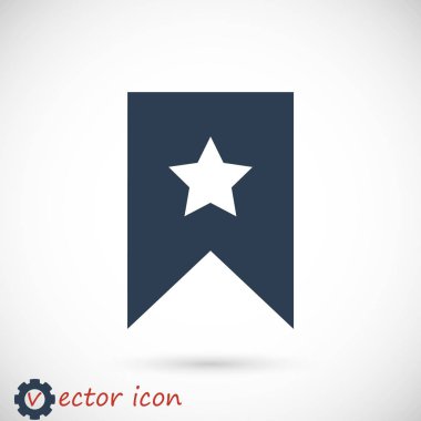 Yıldız simgesi, düz ekibimizi simgesi