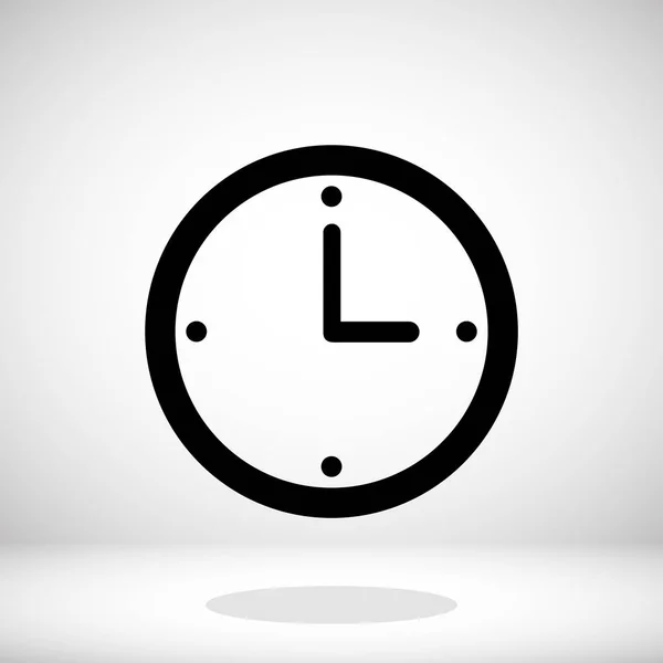 Illustration de l'icône de l'horloge — Image vectorielle