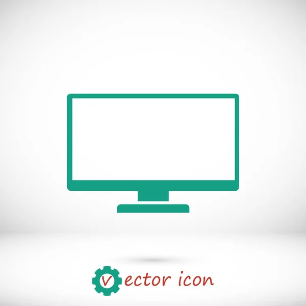 Icono de televisión ilustración — Vector de stock