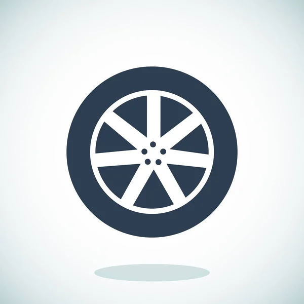 Icono de disco de rueda — Archivo Imágenes Vectoriales
