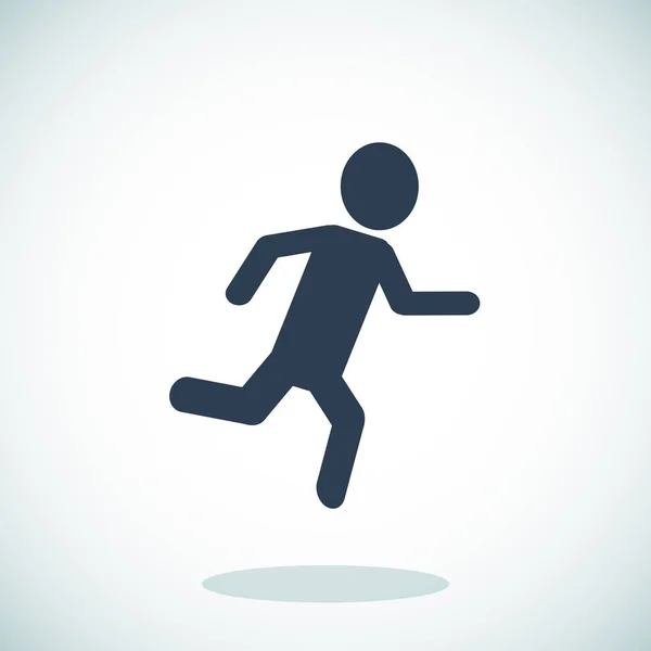 Icono del Hombre Corriendo — Vector de stock