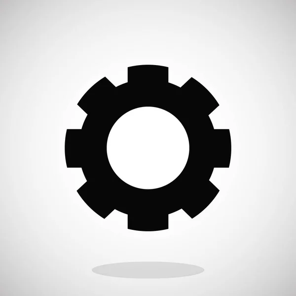 Gear icon illustration — Stock Vector