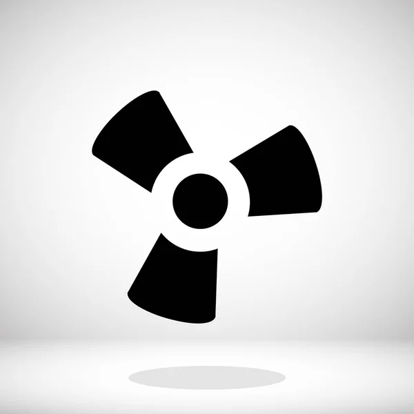 Fan und Propeller Ikone — Stockvektor