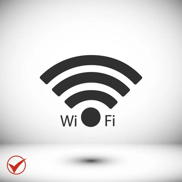 Ícone de símbolo Wi-Fi — Vetor de Stock