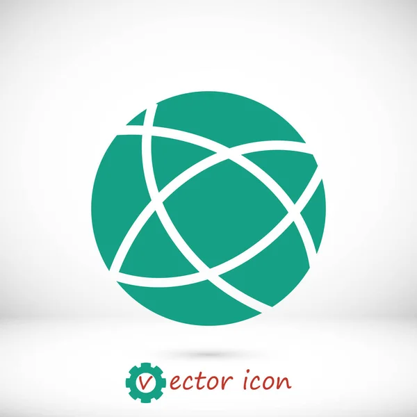 Icono de tecnología global — Vector de stock