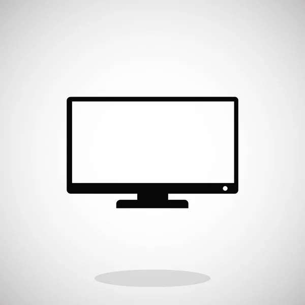 Illustrazione icona TV — Vettoriale Stock