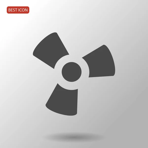 Ventilator en propeller pictogram — Stockvector