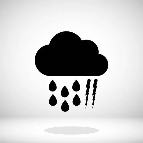 Design der Wetter-Ikone — Stockvektor
