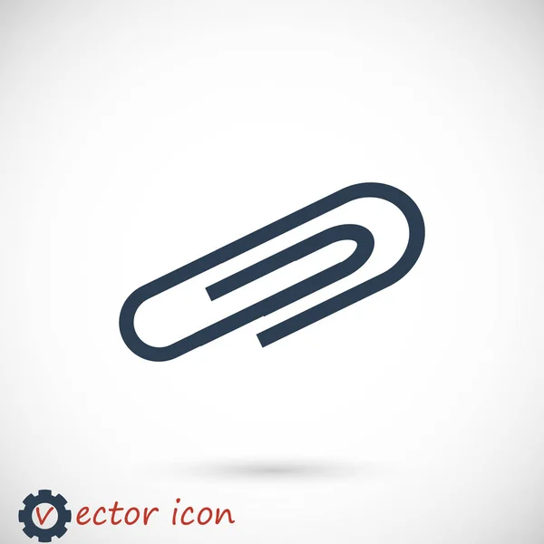 Paper clip icon — Stock Vector