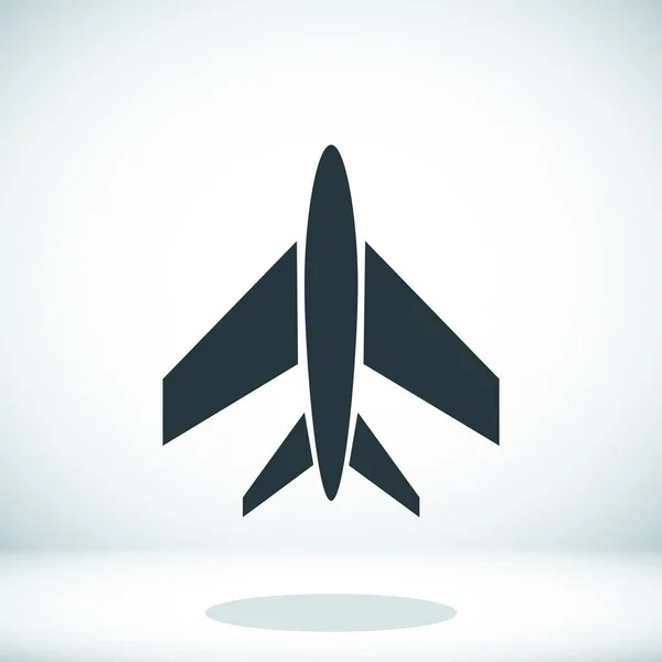 Desain ikon pesawat - Stok Vektor