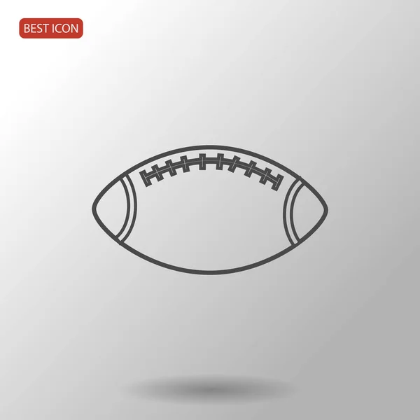 Rugby Ball icon — Stock Vector