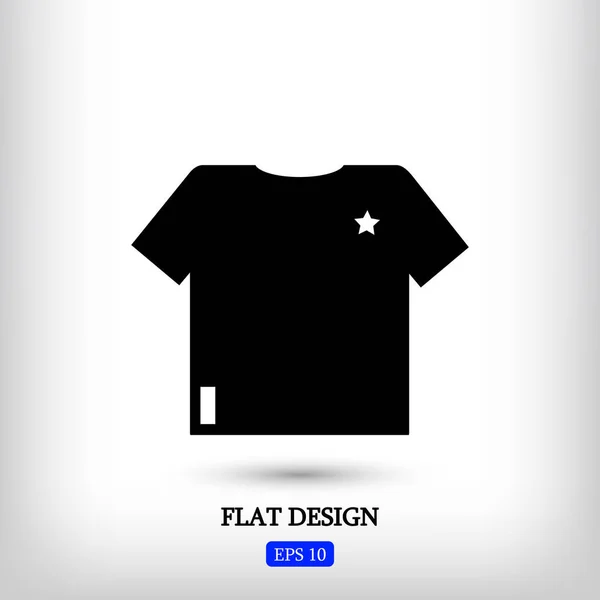 Illustration de l'icône de t-shirt — Image vectorielle