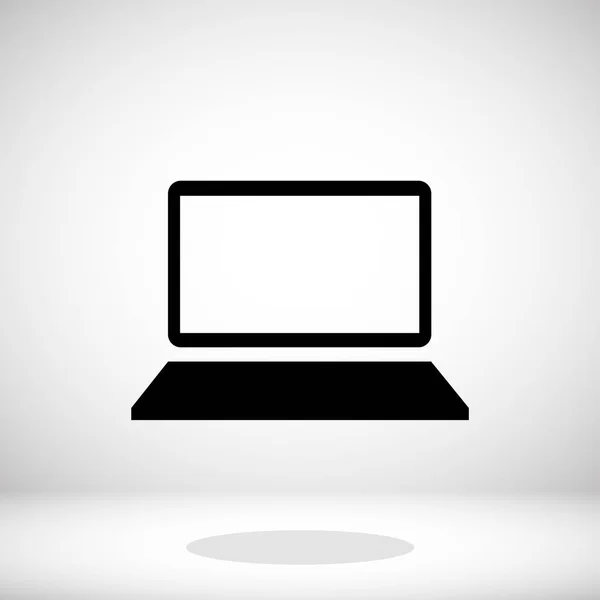 Illustrazione icona del computer — Vettoriale Stock