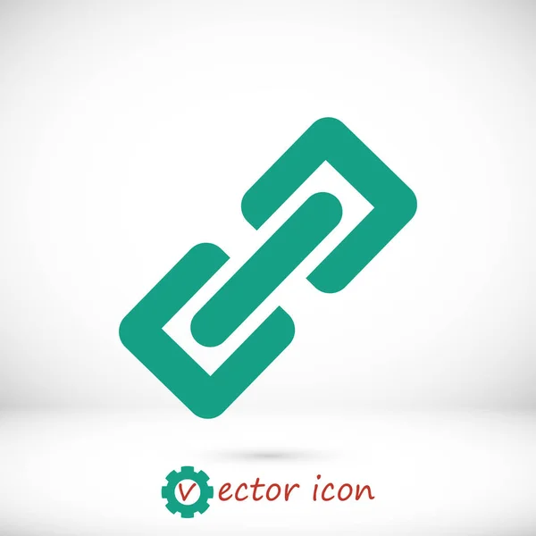 Jednoduchý ikona odkazu — Stockový vektor