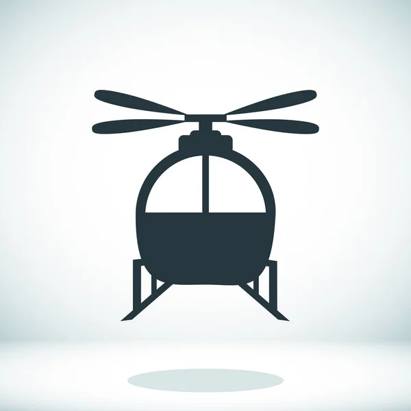 Icono de transporte helicóptero — Vector de stock