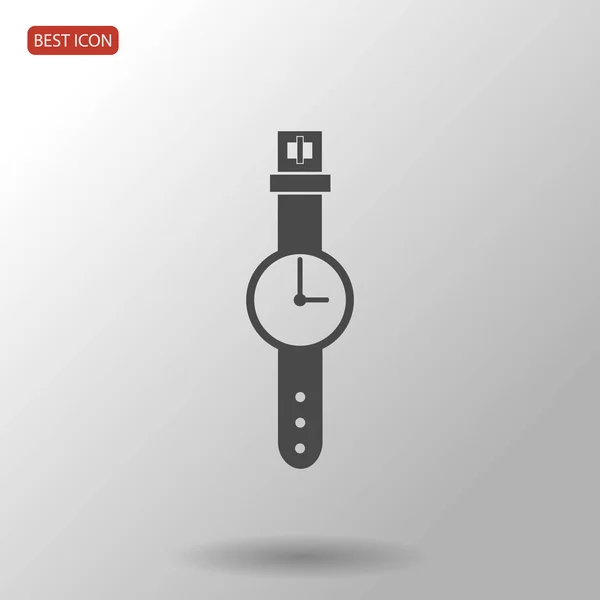 Płaski ikonę zegarka — Wektor stockowy