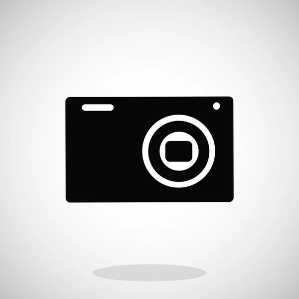 Ícone da foto da câmera 3d — Vetor de Stock