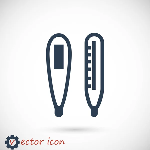 Illustration de l'icône du thermomètre — Image vectorielle