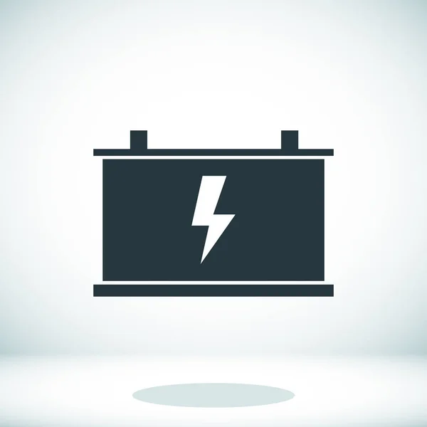 Batterij pictogram illustratie — Stockvector