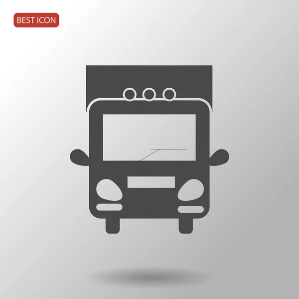 Vrachtwagen Flat Icon — Stockvector